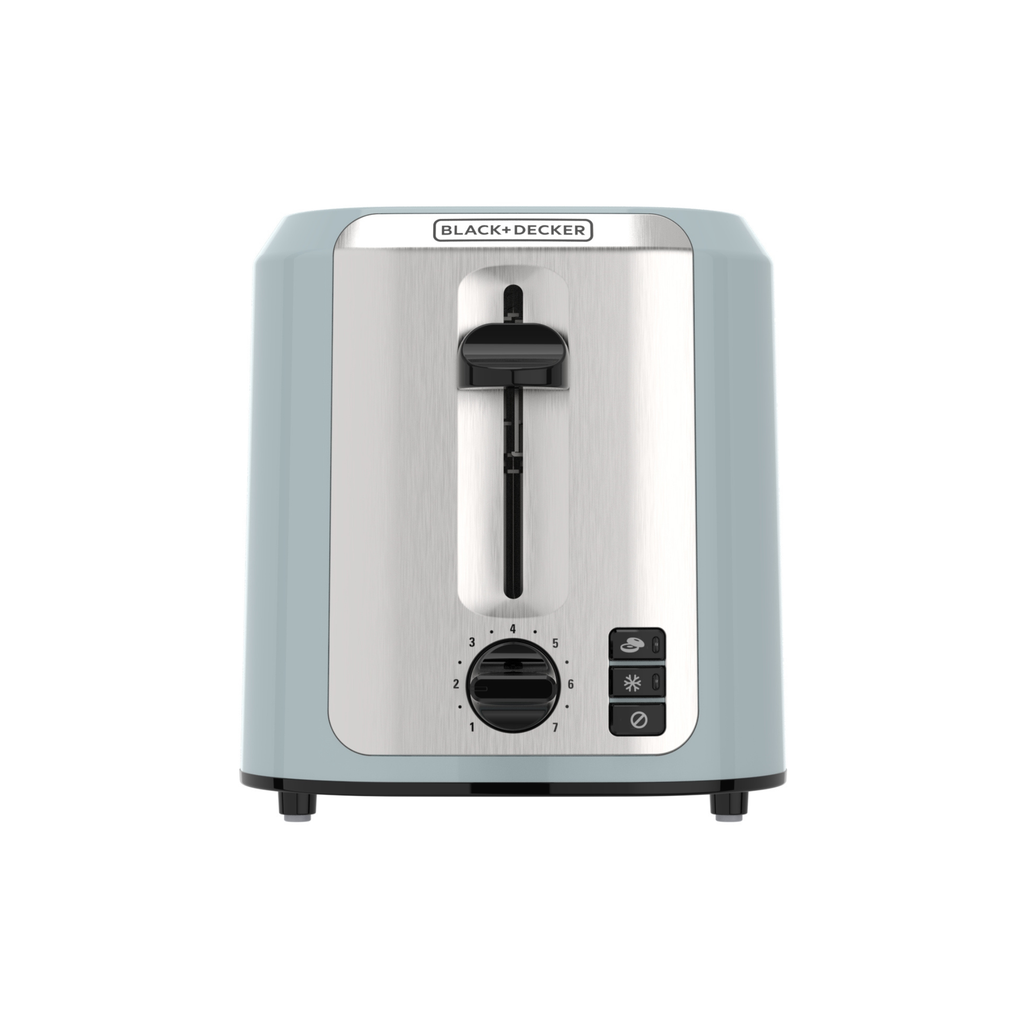 BLACK+DECKER 2-Slice Toaster with Extra-Wide Slots, Surf Spray