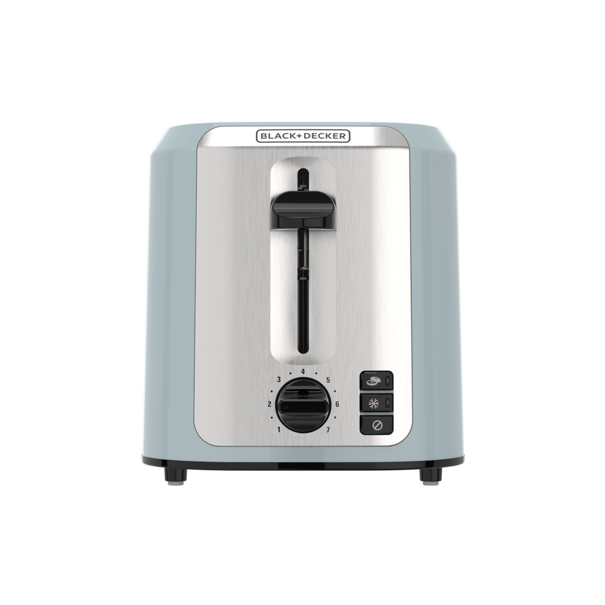 BLACK+DECKER 2-Slice Toaster with Extra-Wide Slots, Surf Spray