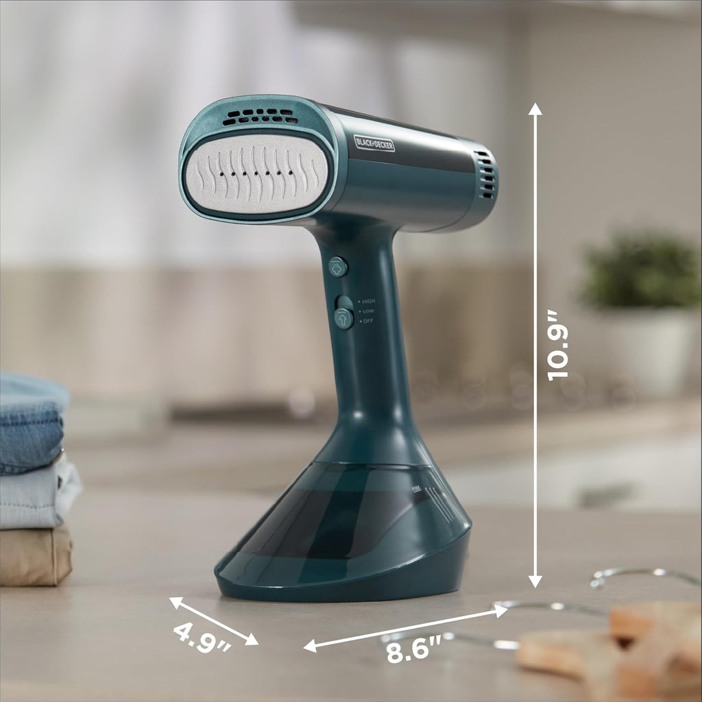 BLACK+DECKER VacuSteam Handheld Garment Steamer, 1400W