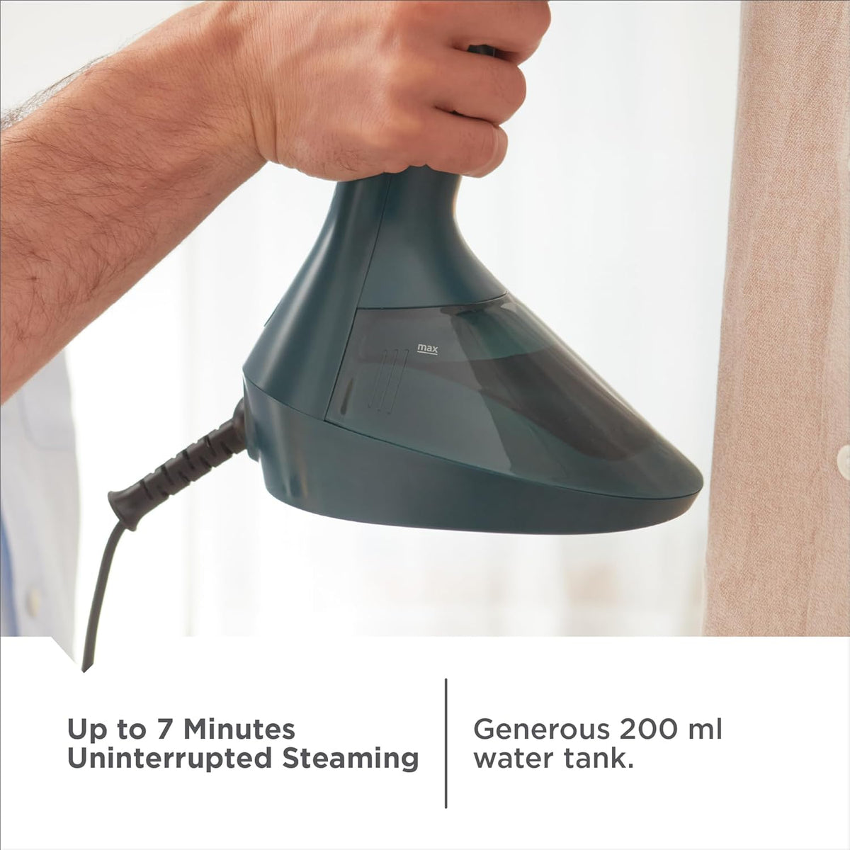 BLACK+DECKER VacuSteam Handheld Garment Steamer, 1400W