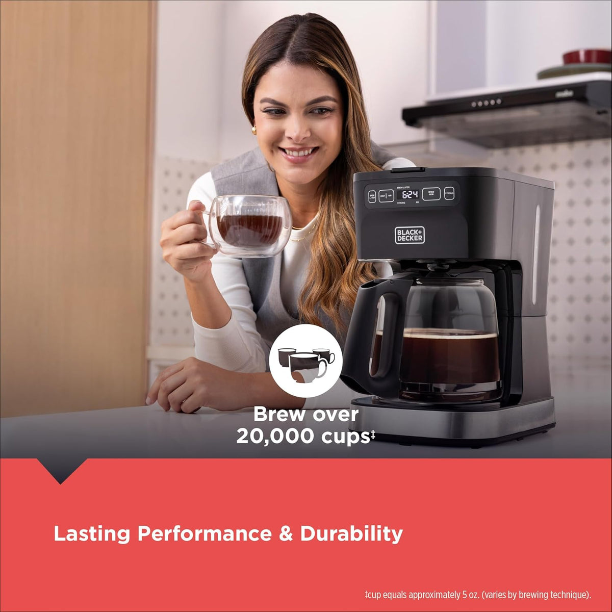 CAFÉCRAFT 12-Cup Programmable Coffee Maker