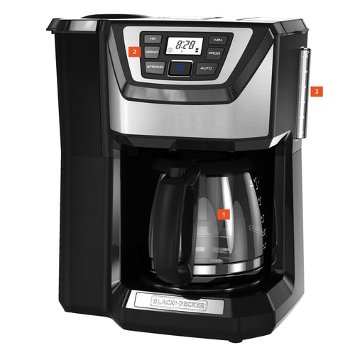 12 Cup Mill & Brew Coffeemaker