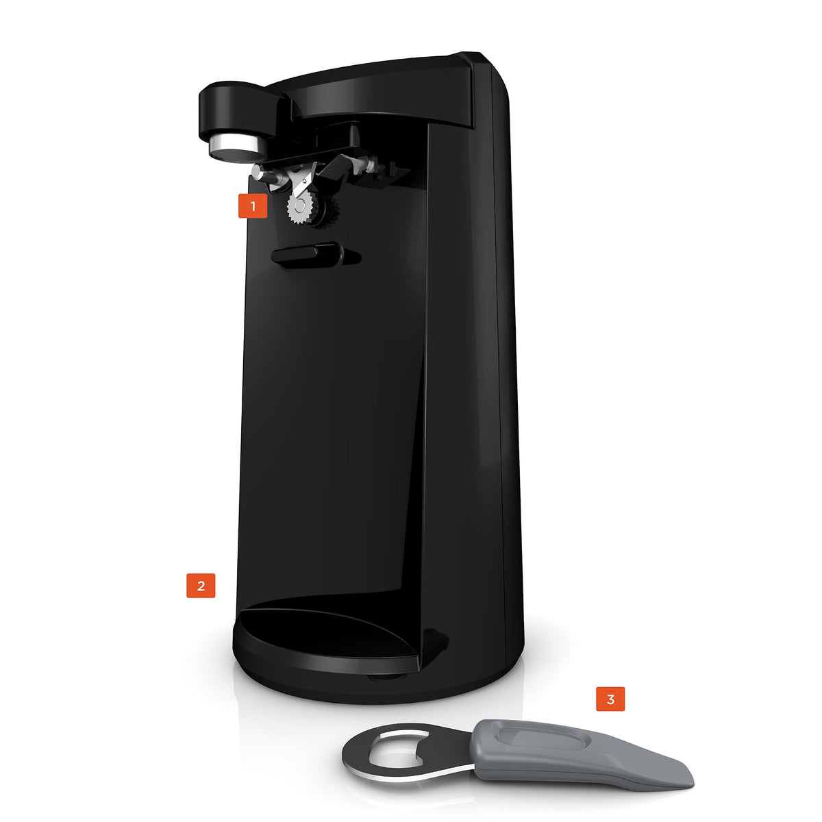 Easy Cut™ Extra Tall Electric Can Opener - Black