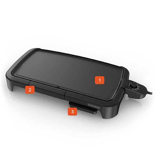 8 Serving Nonstick Electric Griddle