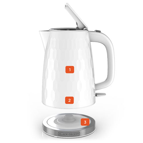 Honeycomb™ Collection Rapid Boil 1.7L Electric Cordless Kettle