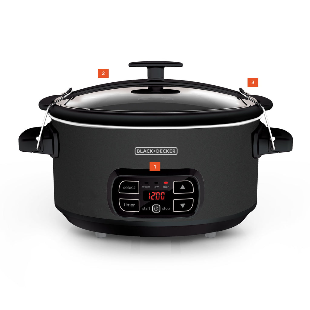 7 Quart Digital Chalkboard Slow Cooker