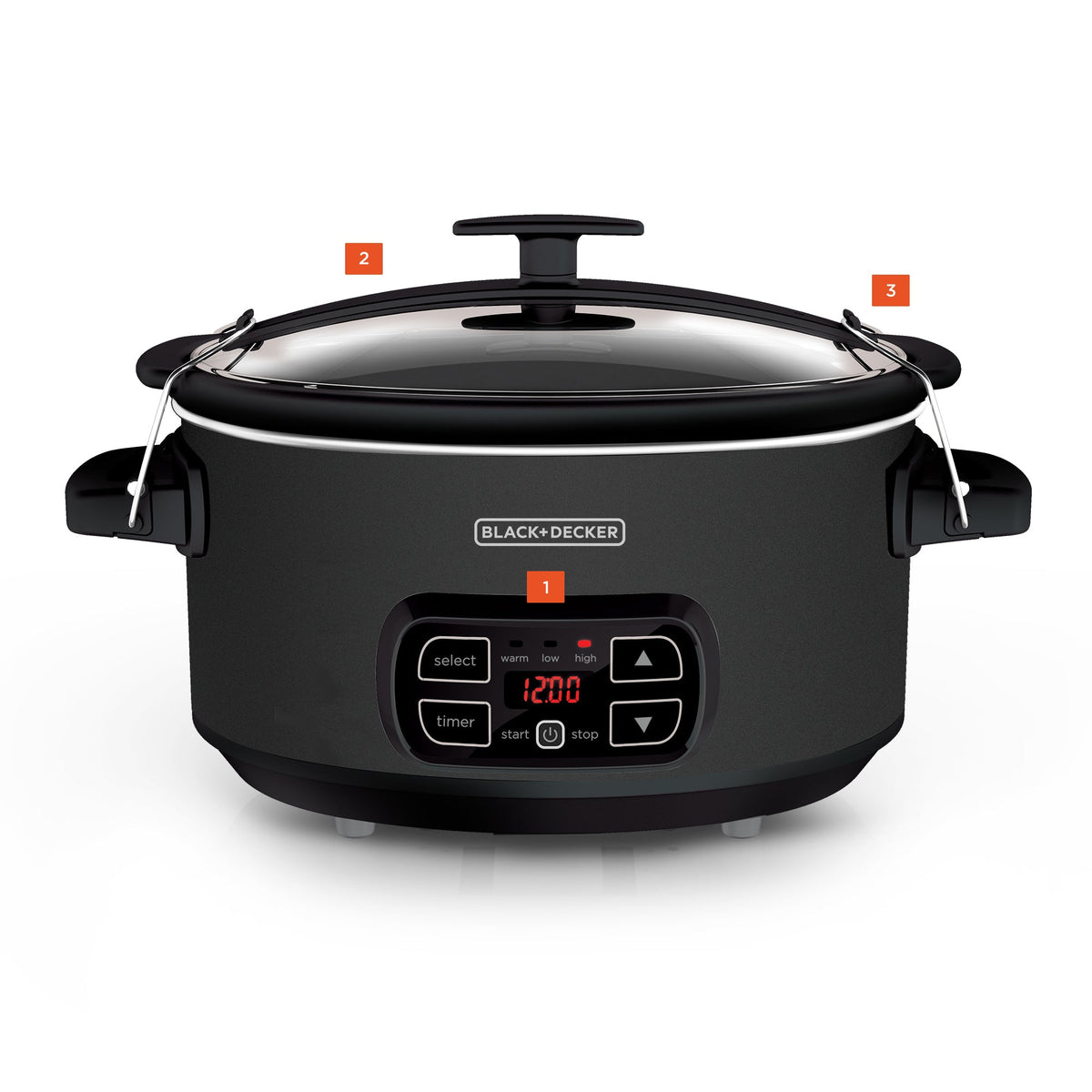 7 Quart Digital Chalkboard Slow Cooker