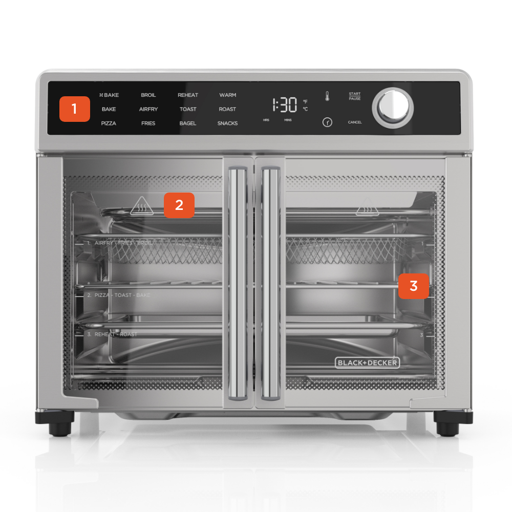Crisp 'N Bake™ French Door Air Fryer Oven