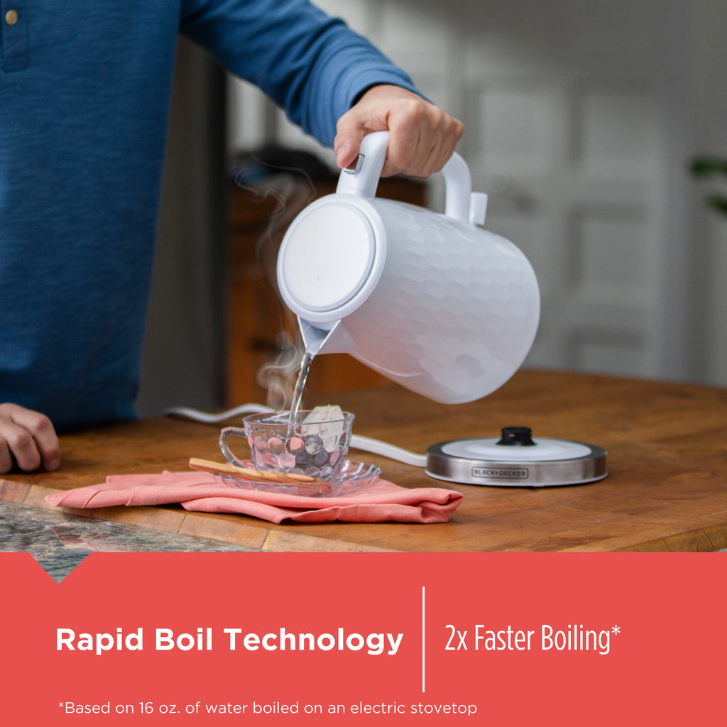 Honeycomb™ Collection Rapid Boil 1.7L Electric Cordless Kettle
