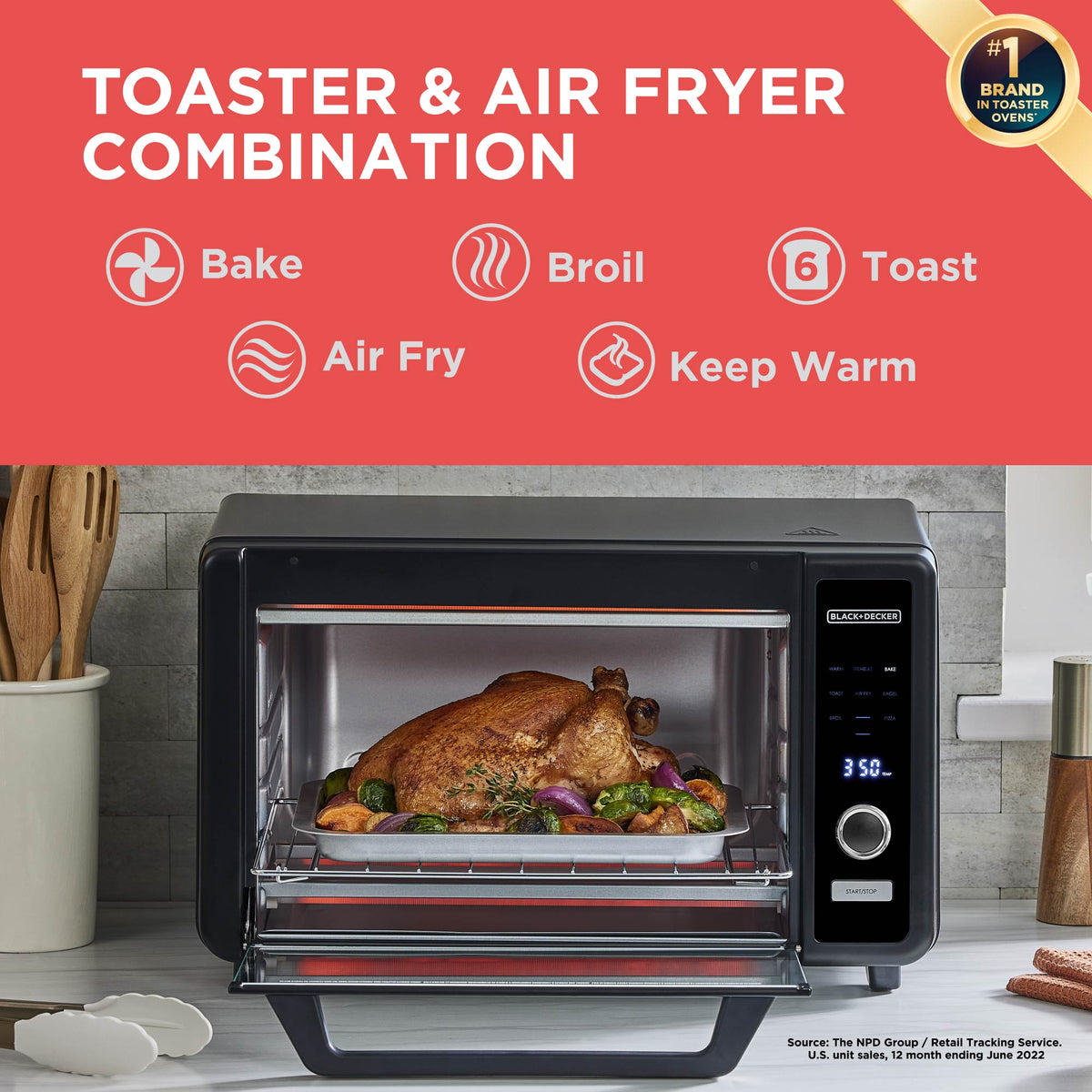 Crisp 'N Bake™ Digital Air Fry Toaster Oven