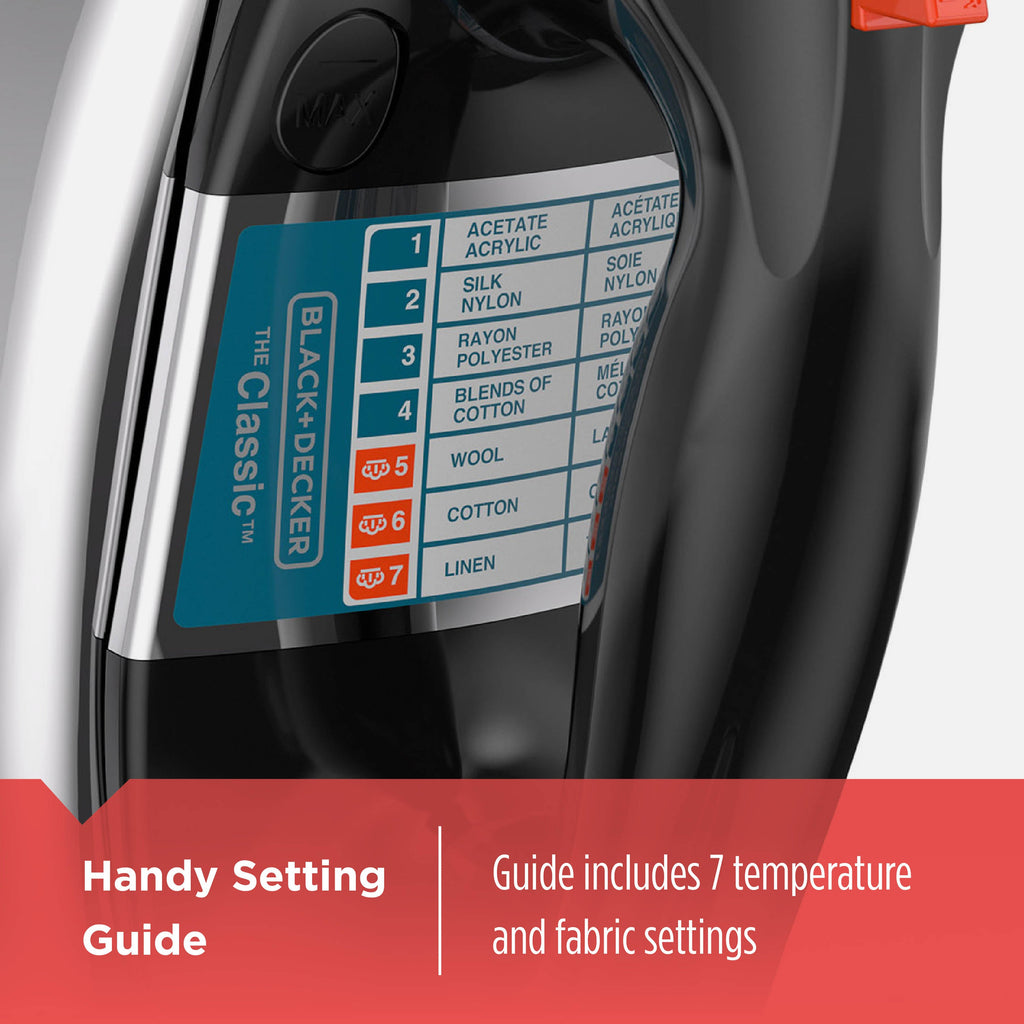 The Classic™ Traditional Steam Iron