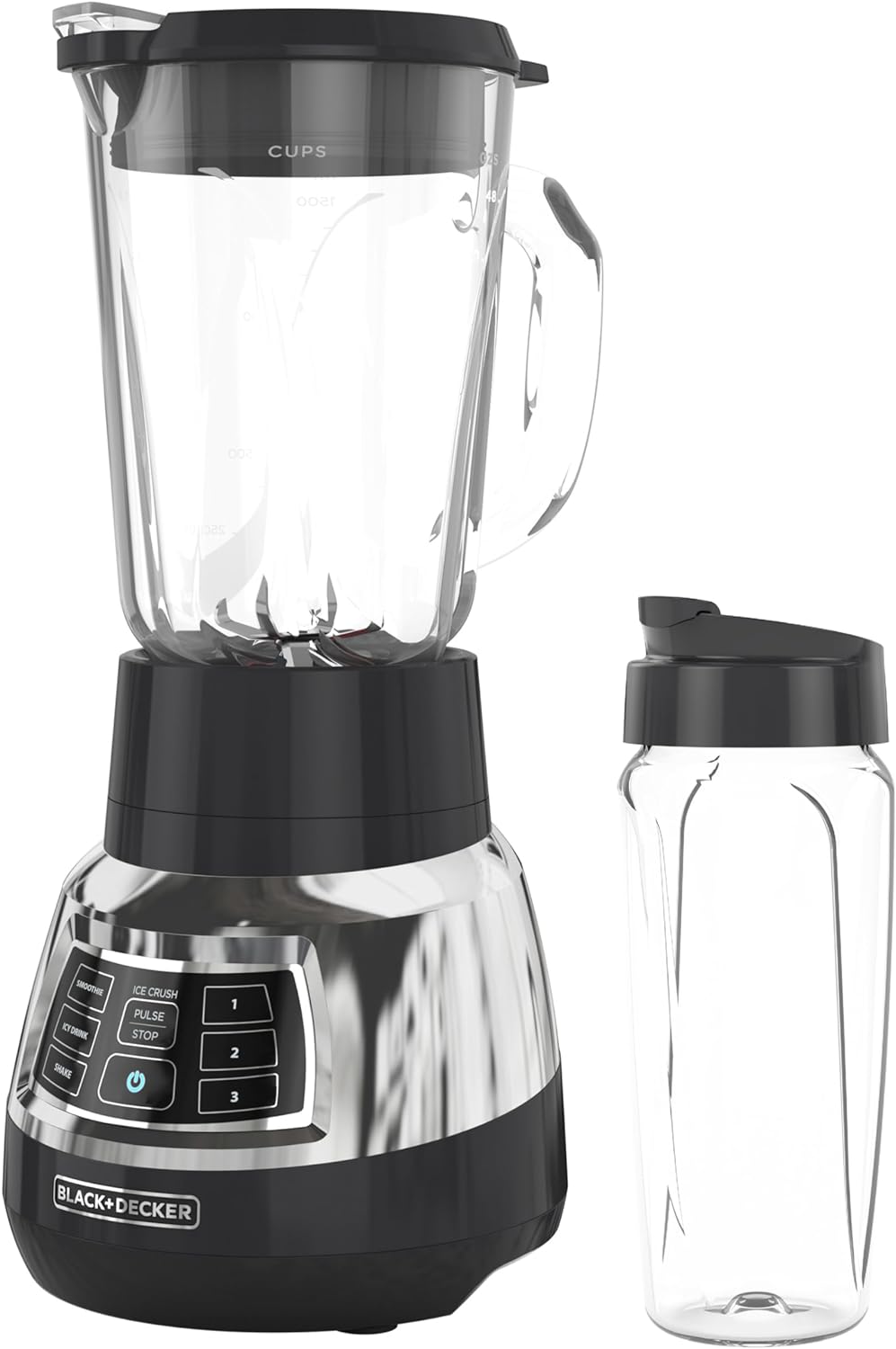 Quiet Blender with Cyclone® Glass Jar