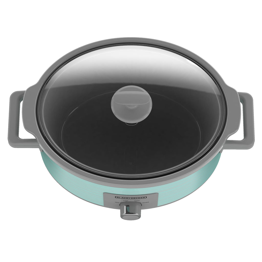 7 Quart Teal Slow Cooker