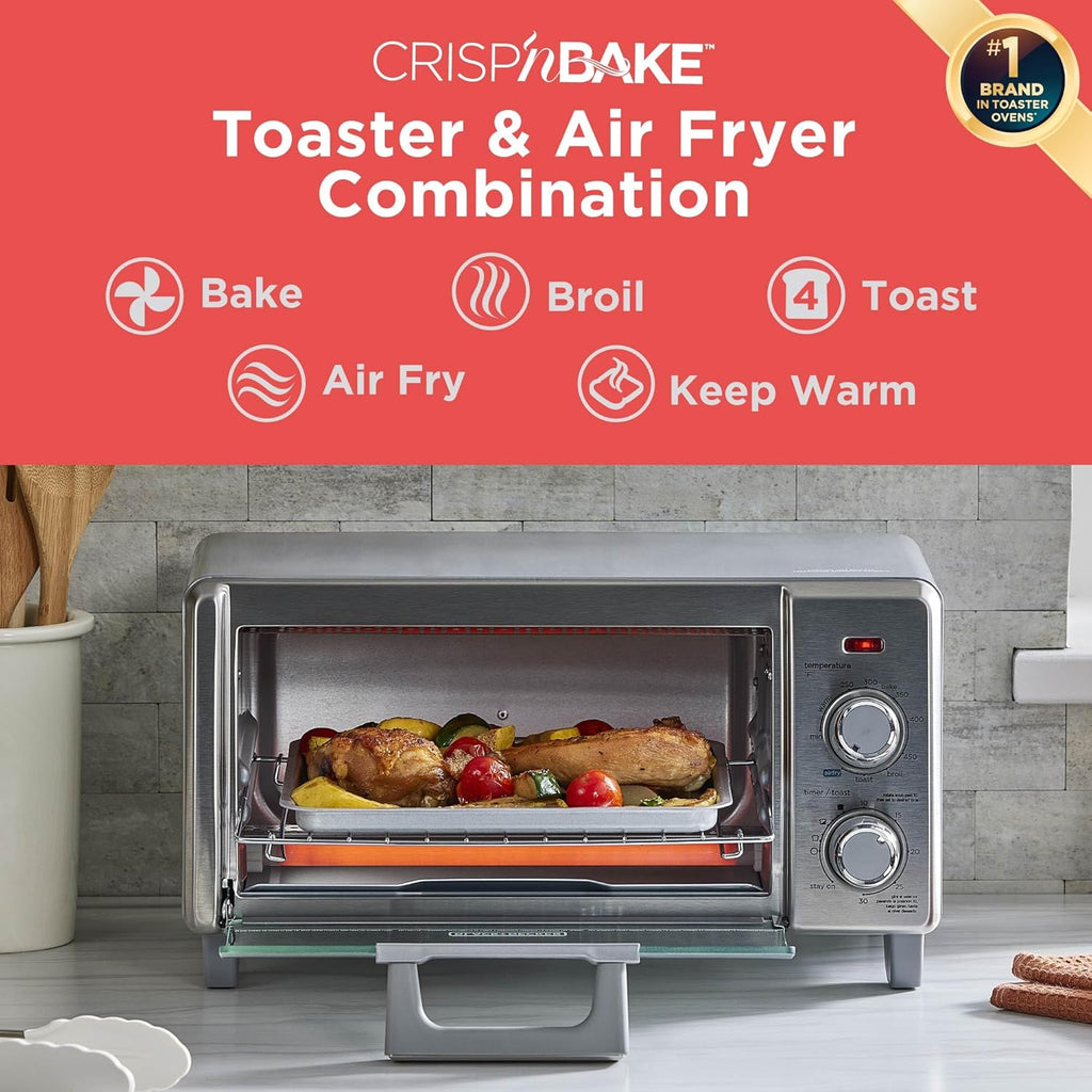 Crisp 'N Bake™ Air Fry 4-Slice Toaster Oven