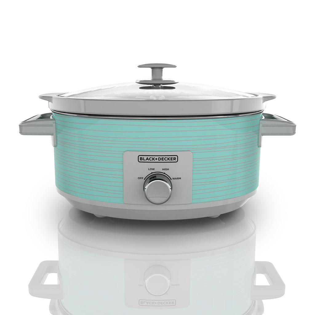 7 Quart Teal Slow Cooker