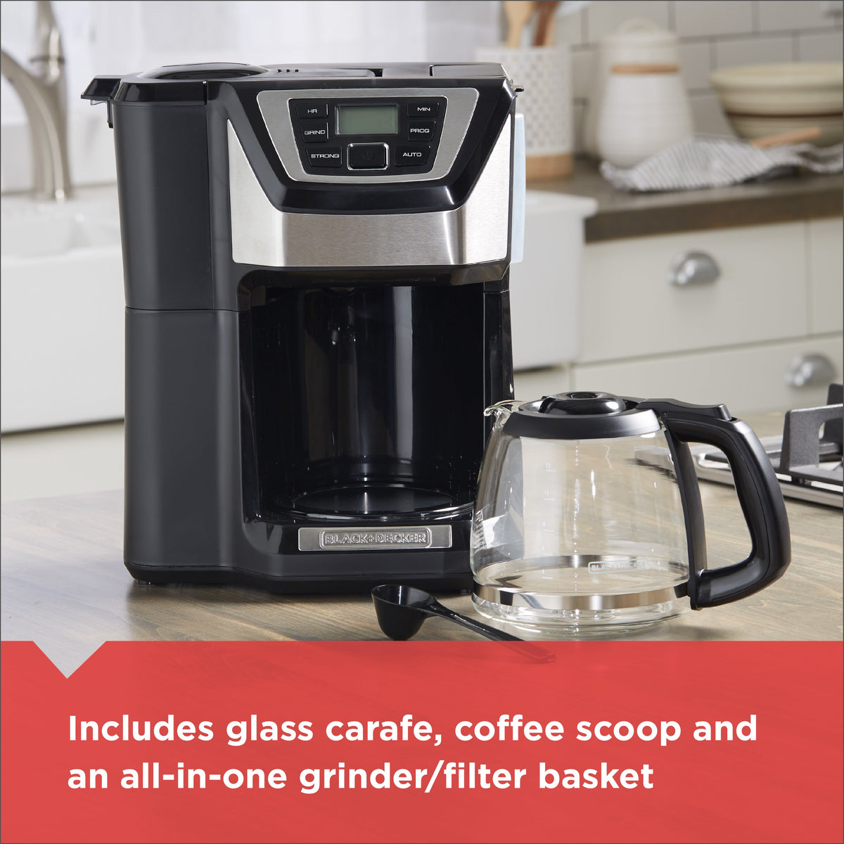 12 Cup Mill & Brew Coffeemaker