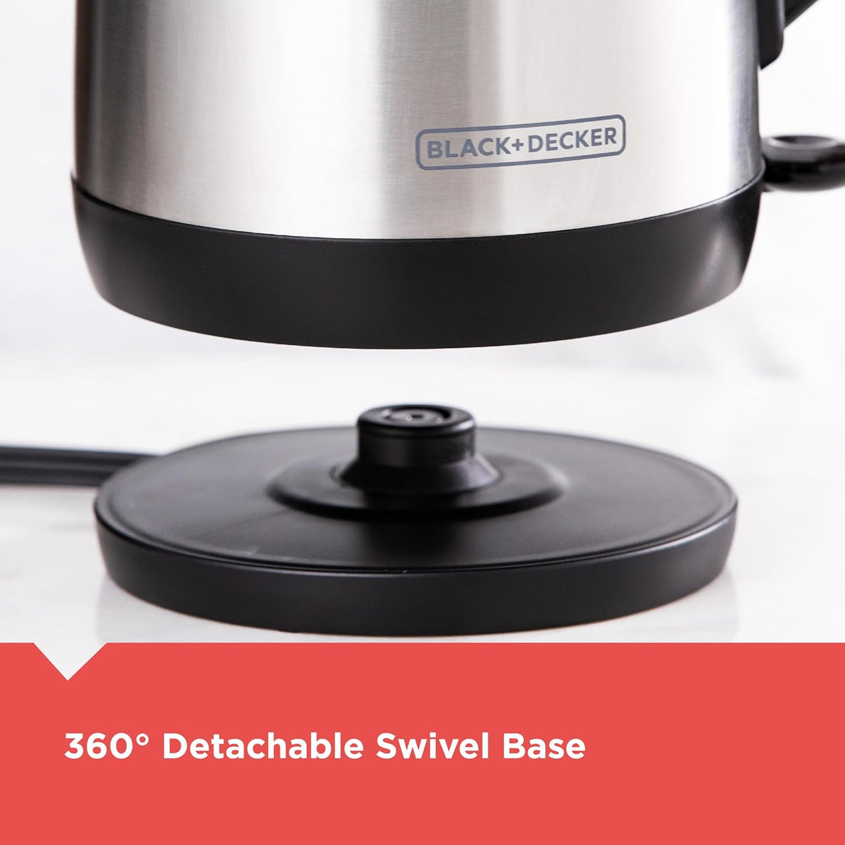 Electric Cordless Kettle 1.7L - Stainless Steel