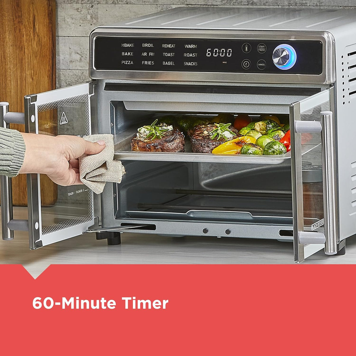 Crisp 'N Bake™ French Door Air Fryer Oven