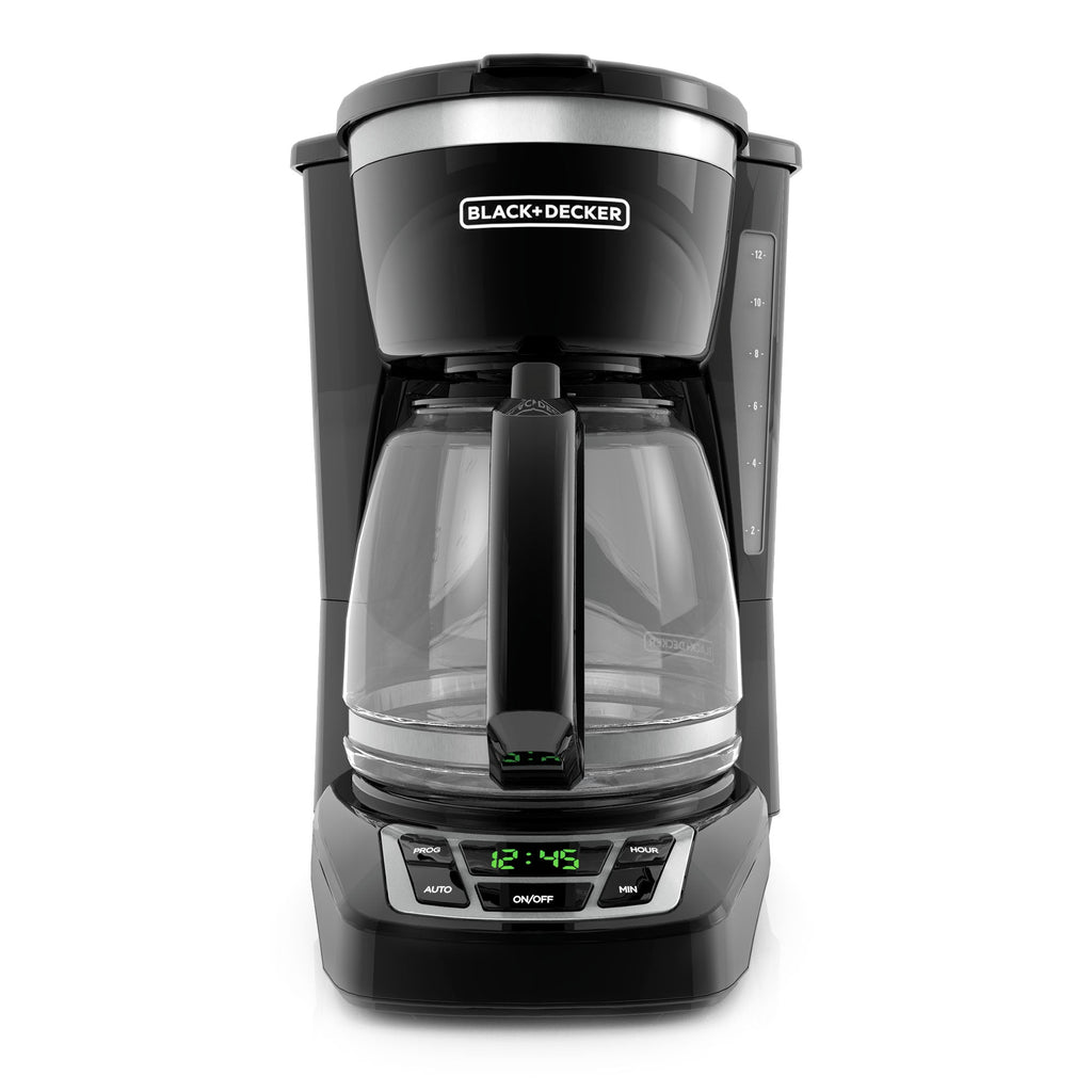 12 Cup Programmable Coffeemaker - Black