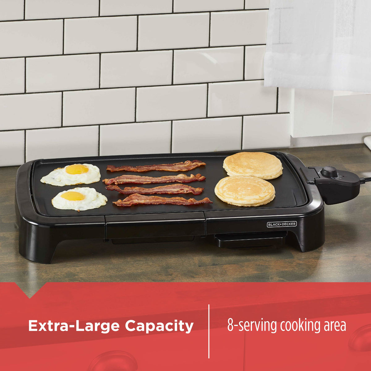 8 Serving Nonstick Electric Griddle