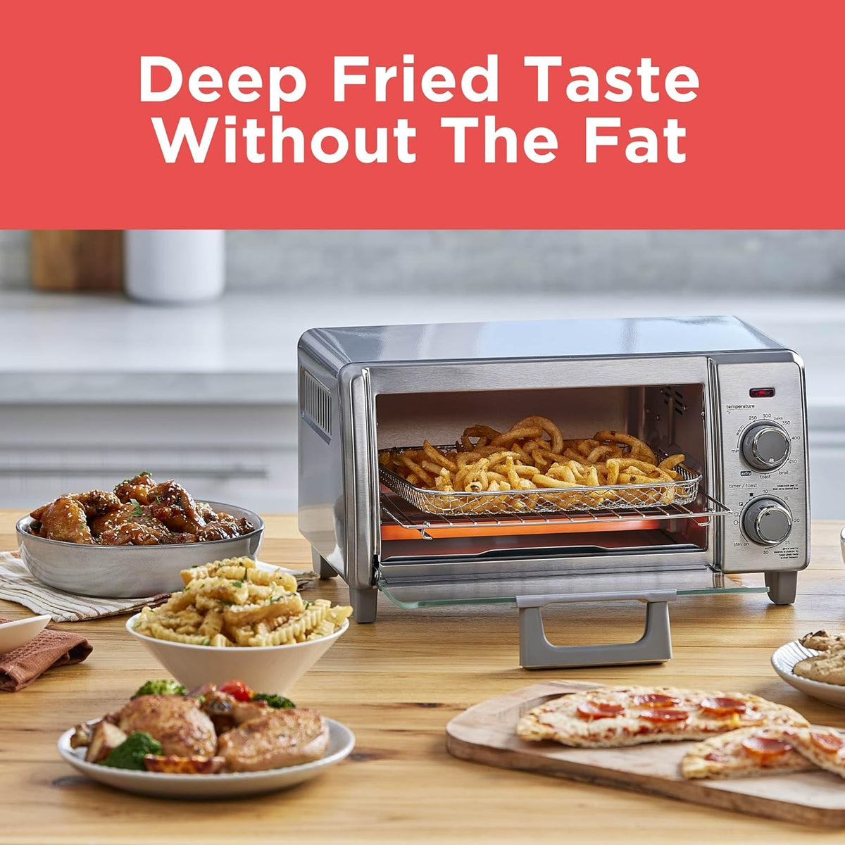 Crisp 'N Bake™ Air Fry 4-Slice Toaster Oven