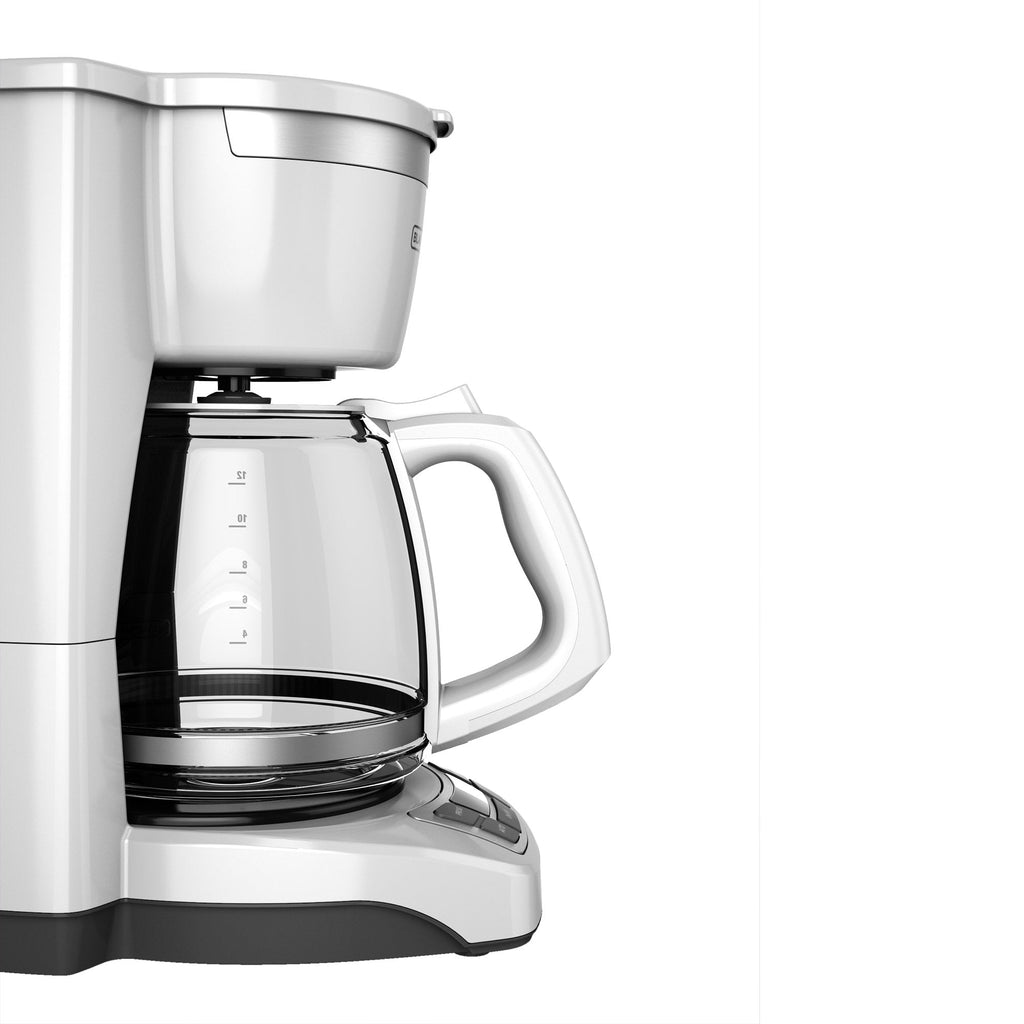 12 Cup Programmable Coffeemaker - White