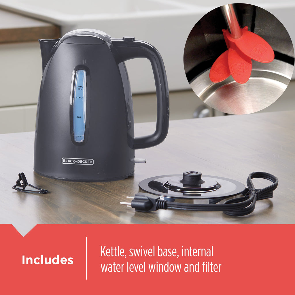 Rapid Boil Electric Kettle - Gray