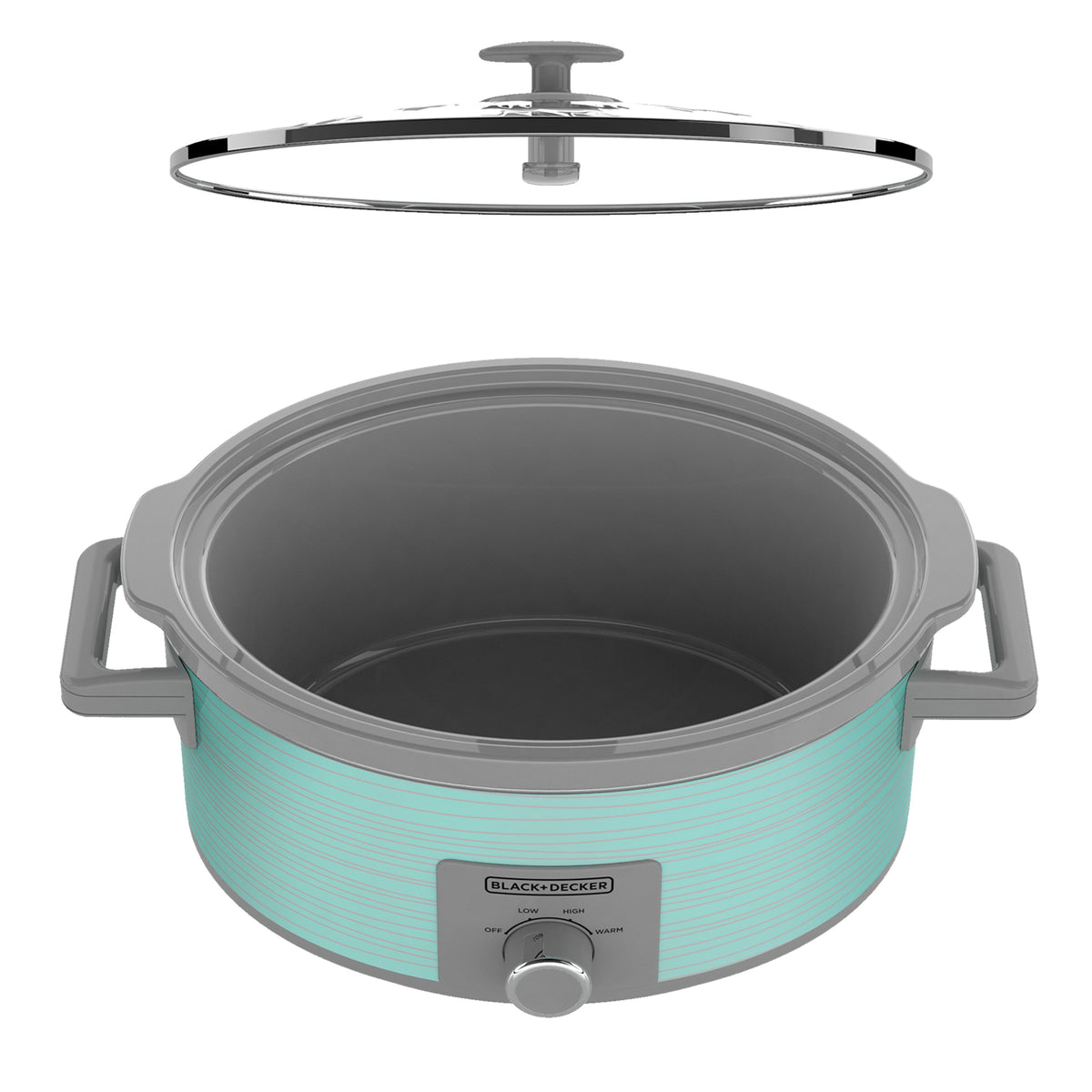 7 Quart Teal Slow Cooker