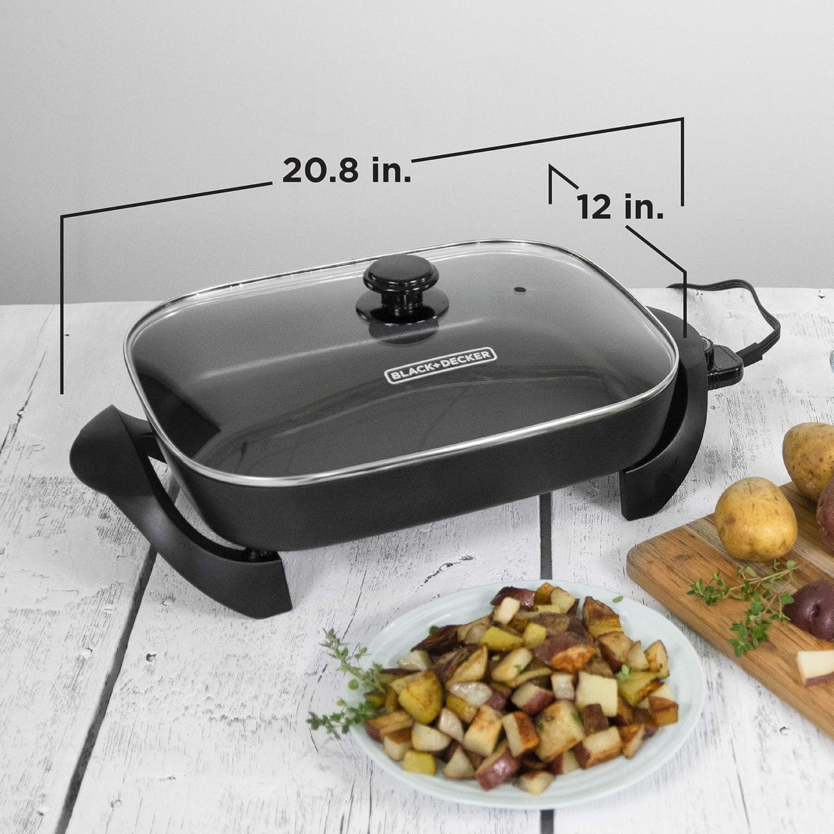 12" x 15" Electric Skillet