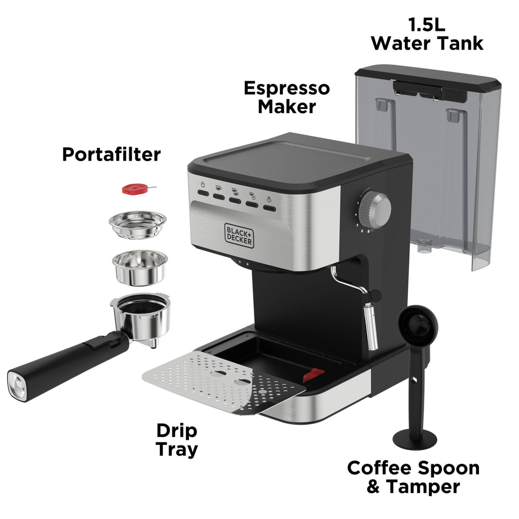 Semi-Automatic 15 Bar Espresso Maker