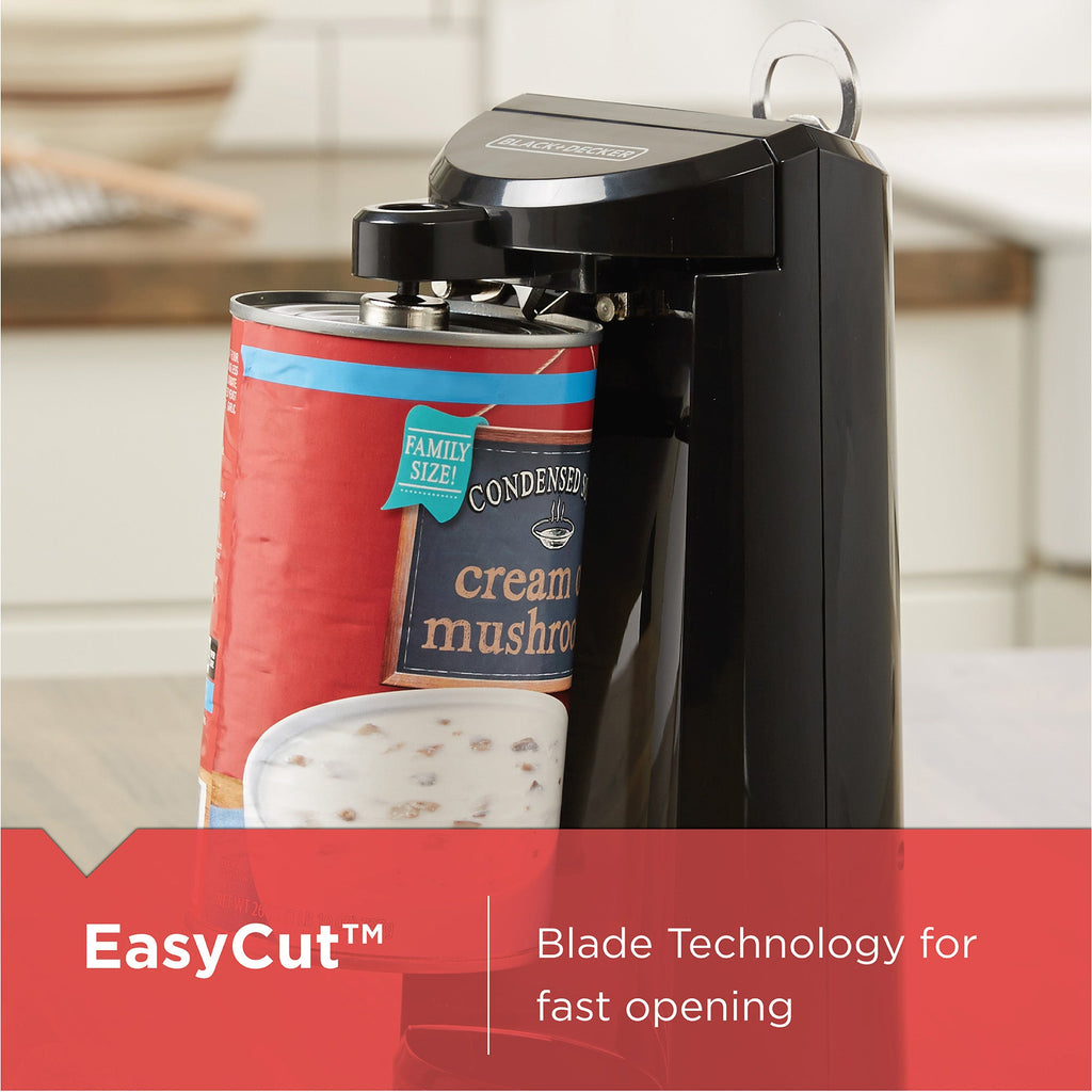 Easy Cut™ Extra Tall Electric Can Opener - Black