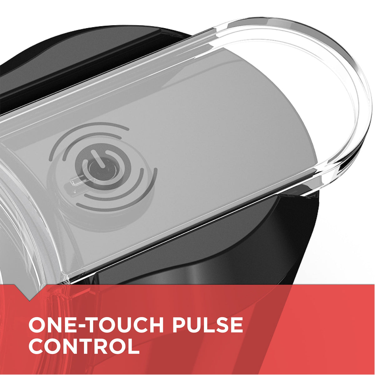 One-Touch 3 Cup Capacity Black Chopper