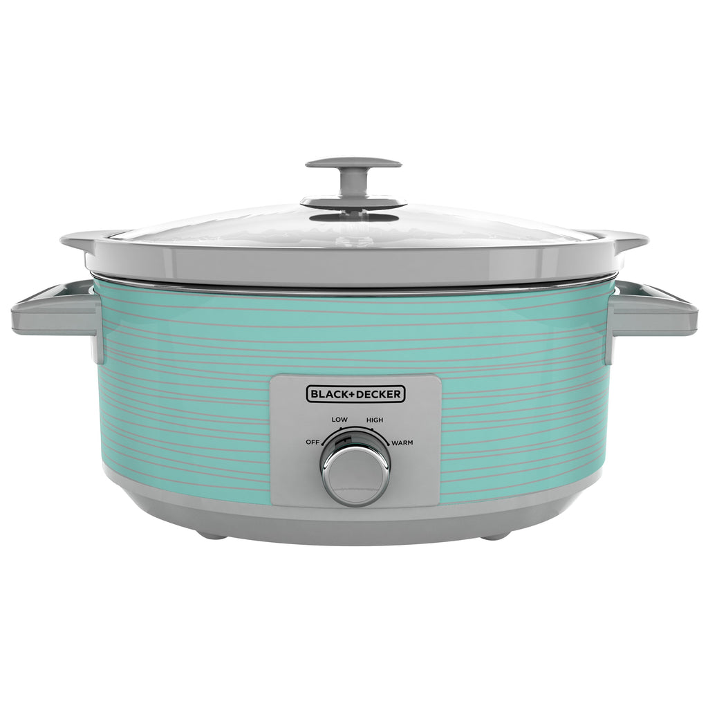 7 Quart Teal Slow Cooker