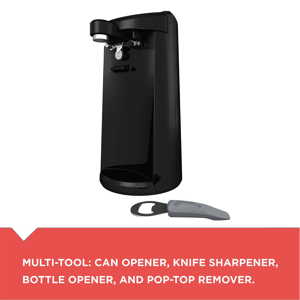 Easy Cut™ Extra Tall Electric Can Opener - Black