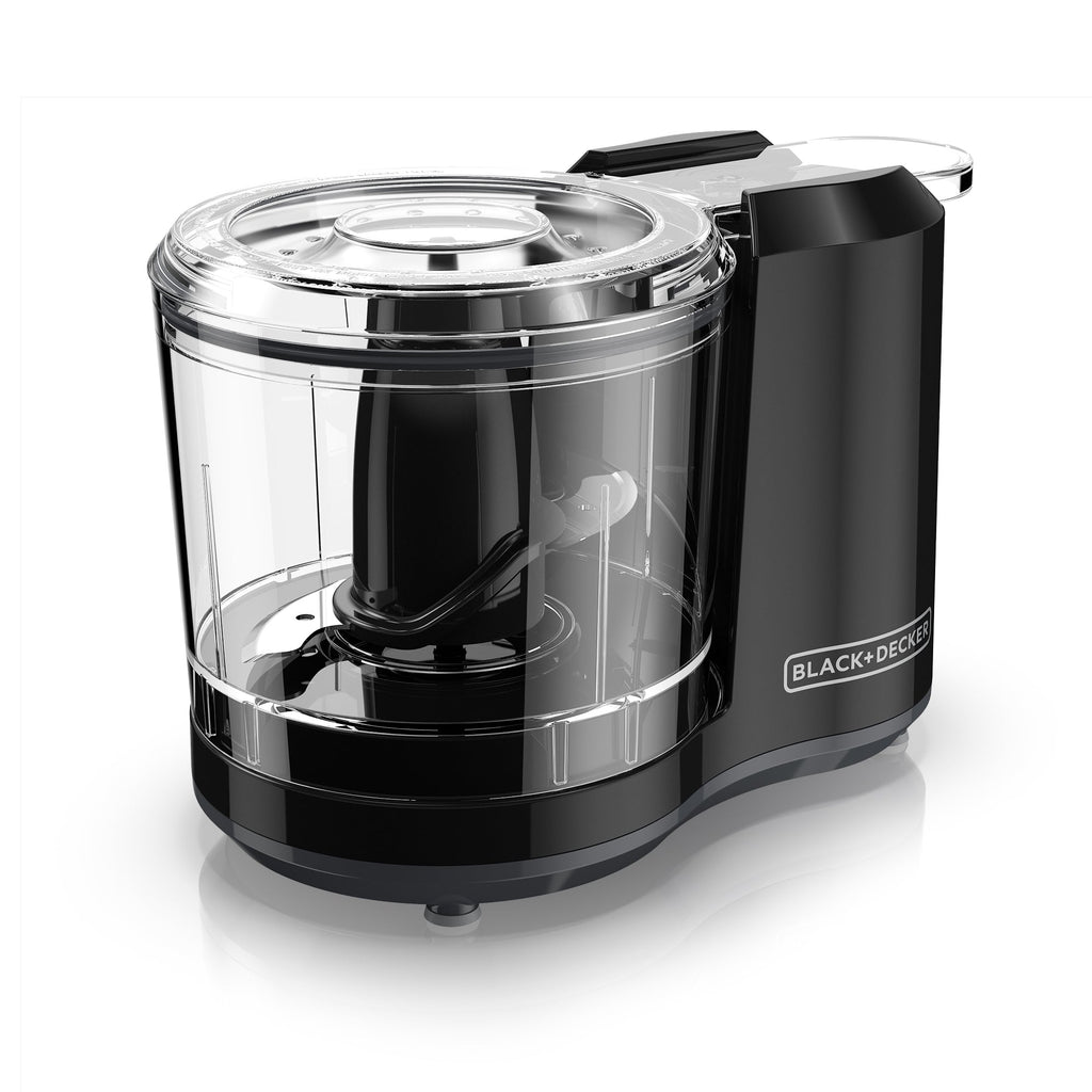One-Touch 1.5 Cup Capacity Black Chopper