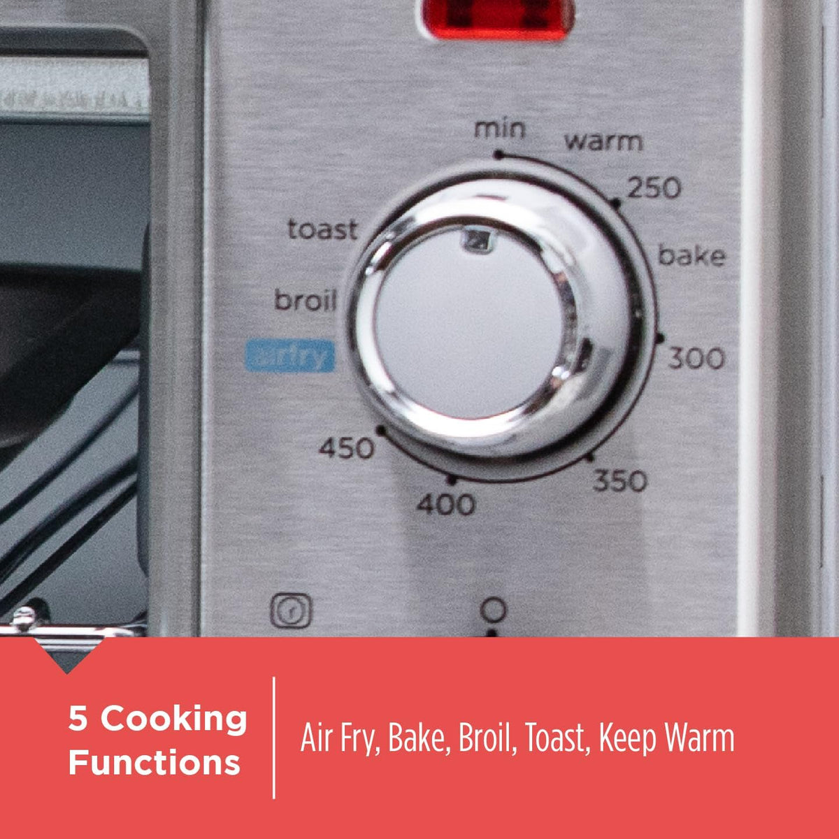 Crisp 'N Bake™ Air Fry 6-Slice Toaster Oven