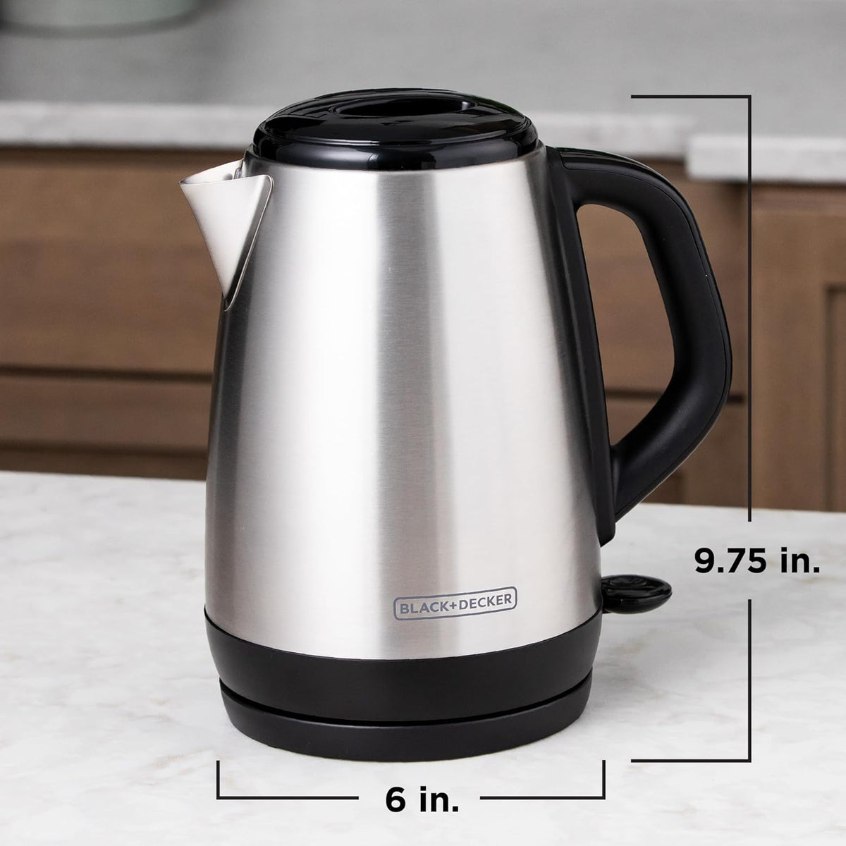 Electric Cordless Kettle 1.7L - Stainless Steel