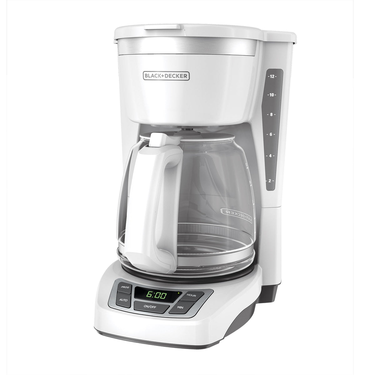 12 Cup Programmable Coffeemaker - White